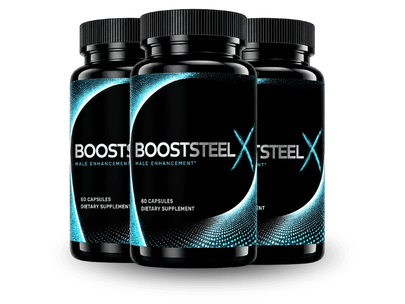 BoostSteelX 3-bottle most popular 90-day supply — natural male enhancement supplement with free US shipping